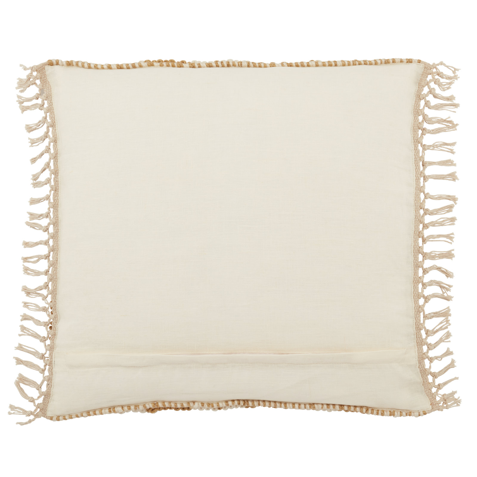 Oakleaf Chevron Throw Pillow, Gold/Cream, Polyester/Polyfill