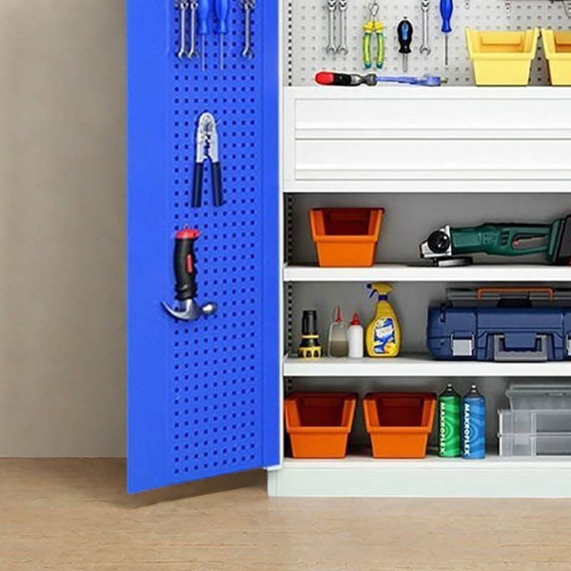 Tool Locker Garage Locker, Blue/Gray