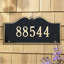 Hillsboro 1-Line Wall Address Plaque-1904475827-1904475791