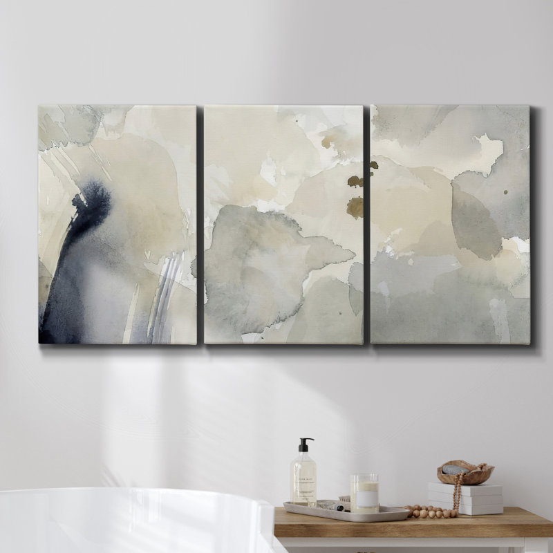 «Gilt Landscape II», impression sur toile tendue 3 pièces, H 60 po x l 120 po x P 2 po