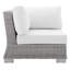 Chaise de coin d'extérieur Conway Sunbrella-712126343