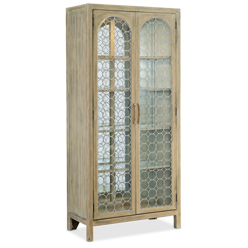 Surfrider Lighted Display Stand, Light Wood