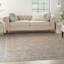Tapis oriental rose / gris Talise-550618701