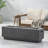 RECTANGULAR IRON FIRE PIT -50 000 BTU WITH TANK HOLDER