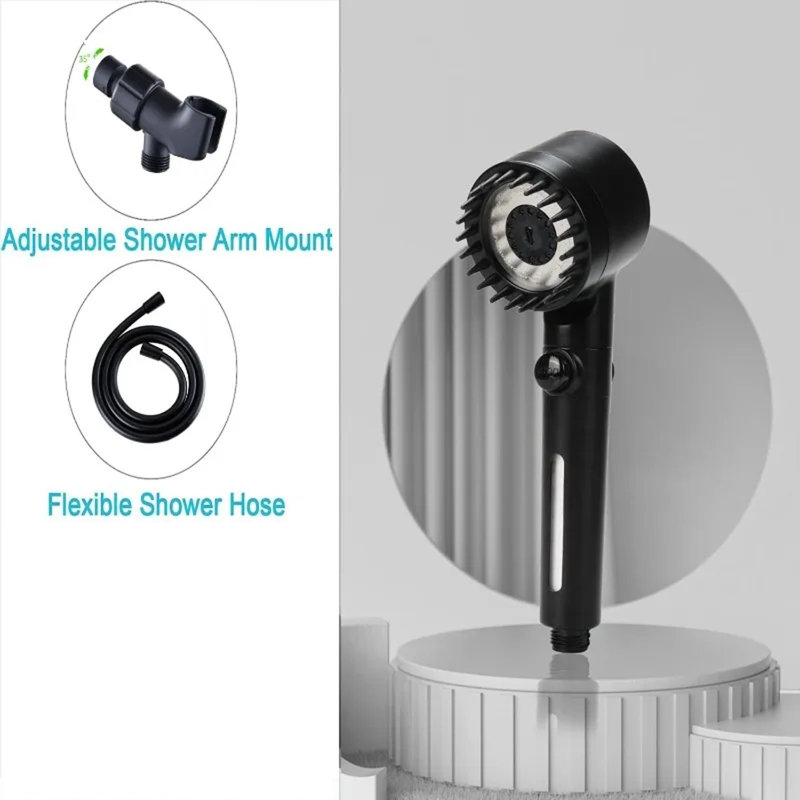 High Pressure Shower Head Hard Water Powerful Cleaning With Soft Silicone