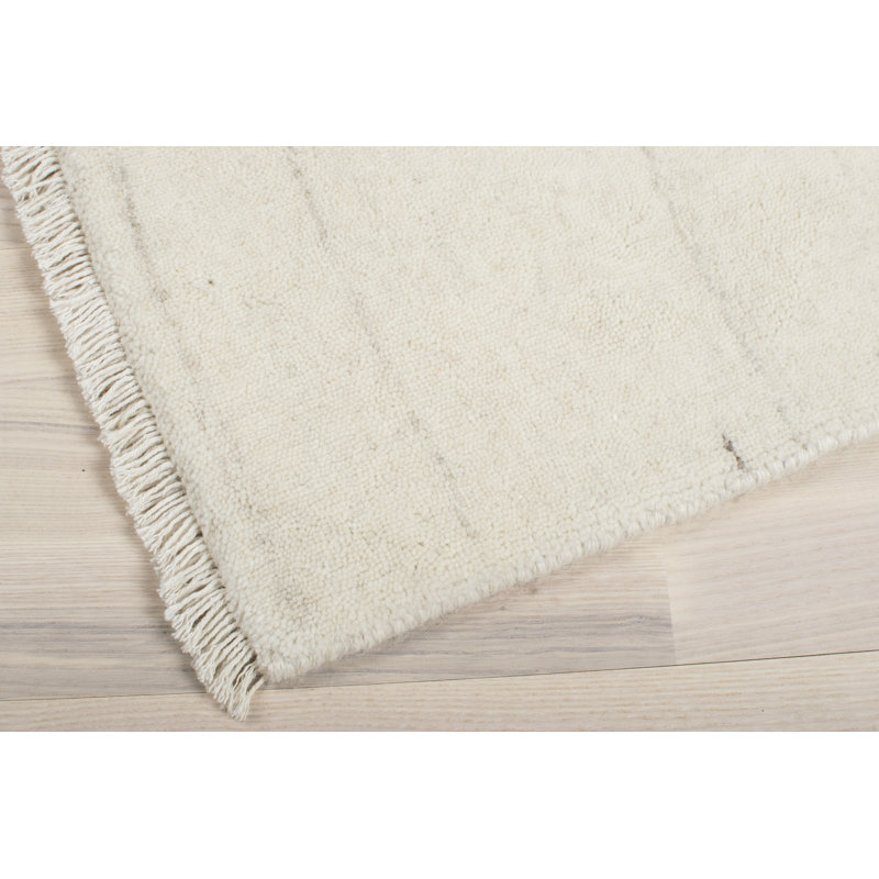 Brycen Solid Colour Hand Woven Area Rug, Rectangle 140 x 200cm