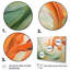 «Green Flowing Petals - Abstract Botanicals», impressions encadrées-2146276065-2109630170-2146276071