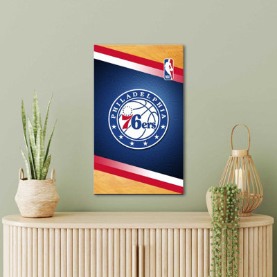 Nba Philadelphia 76ers  Canvas Wall Art – Officially Licensed Basketball Team Print – Ready To Hang In Wrapped Canvas,does Not Apply