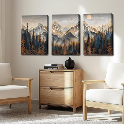 3 Piece Wrapped Canvas Print