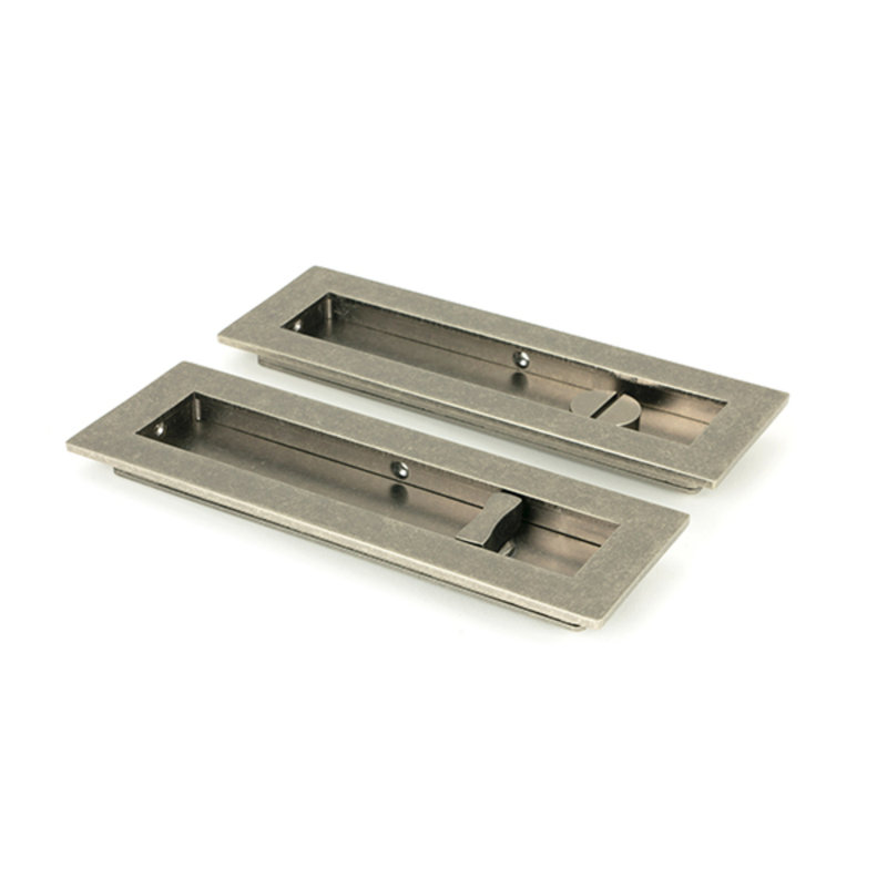 Door accessory, 17.5cm H x 6cm W x 1.3cm D, Pewter Patina