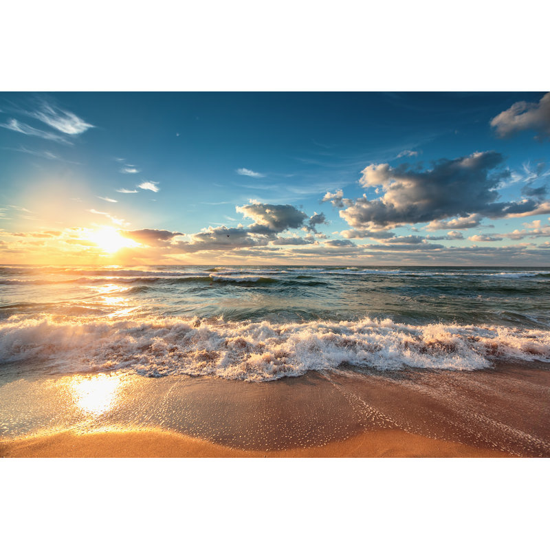 Beautiful Cloudscape - Wrapped Canvas Photograph, 12" W x 8" H