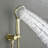 High Pressure 10 Inch Shower Head System- 3 Setting Handheld Shower Head Fixtures- Pressured-Balanced Valve Included-89747395
