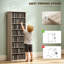 Engineered Wood 126.3cm H Media Shelves