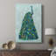 Christmas Peacock Christmas Tree -Custom Wrapped Gallery Cavas-315938718