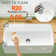 Asrea Apron Front Kitchen Sink 33" L x 18" W Single Bowl Fireclay with Bottom Grid and Basket Strainer