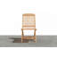 Folding Teak Patio Dining Chair