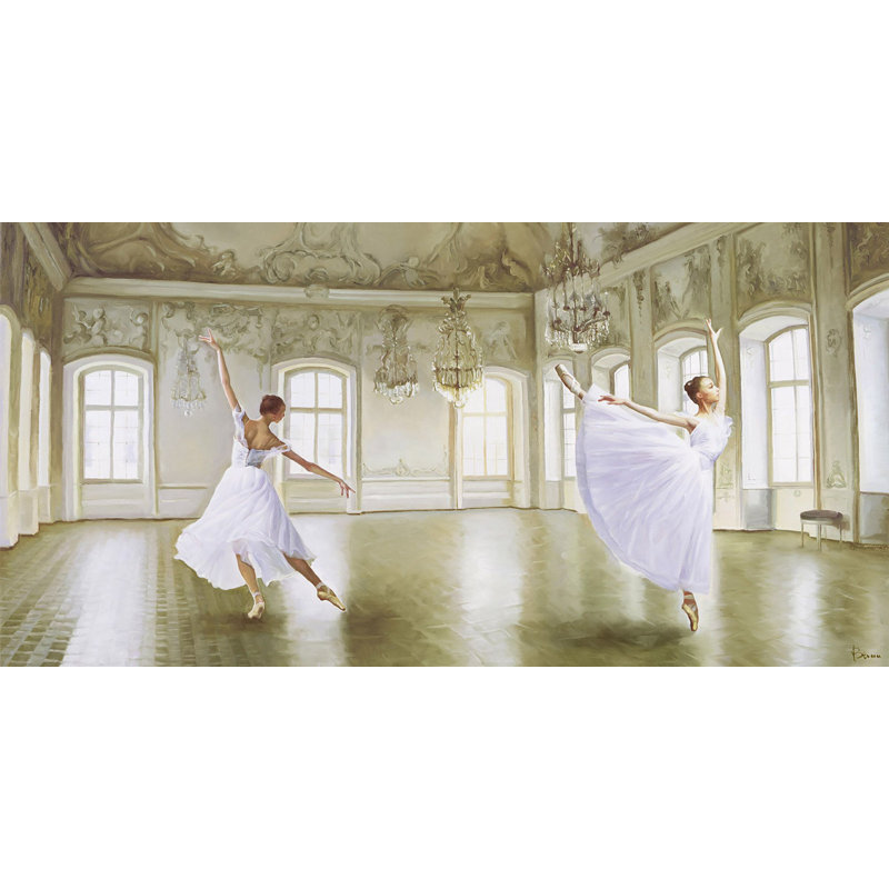 Le Grand Salon by Pierre Benson - Wrapped Canvas Print, 60cm H x 120cm W x 4cm D