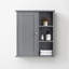 Armoire murale de salle de bain au-dessus de la toilette 24 po, armoire murale avec tablette réglable-589302109