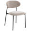 46cm H Upholstered Side Chair in Beige