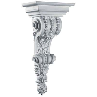 Support / corbeau en uréthane H 20,125 po x l 9,5 po x P 6,625 po