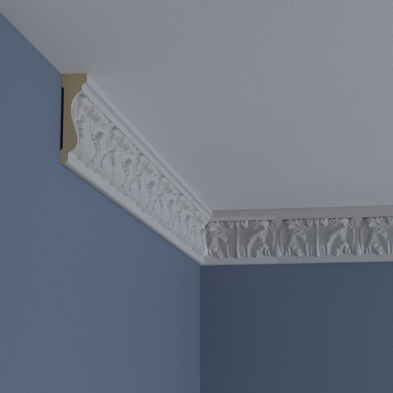 Odessa Primed Polyurethane Crown Moulding 94.5"