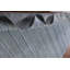 Tapis oriental rayé bleu Gabbeh 8 x 10