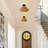 9.6" 1-Light Boho Natural Hemp Rope Semi Flush Mount Light,For Living Room, Kitchen, Hallway(Bulb Not Include)