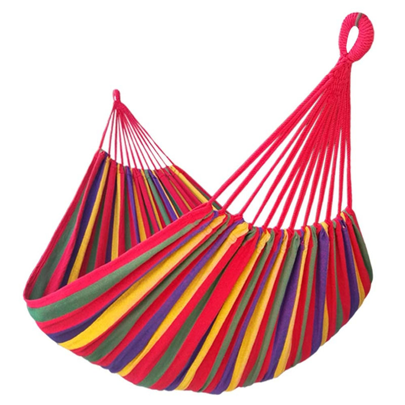 Carlynn Double Classic Hammock, Red/Green/Yellow