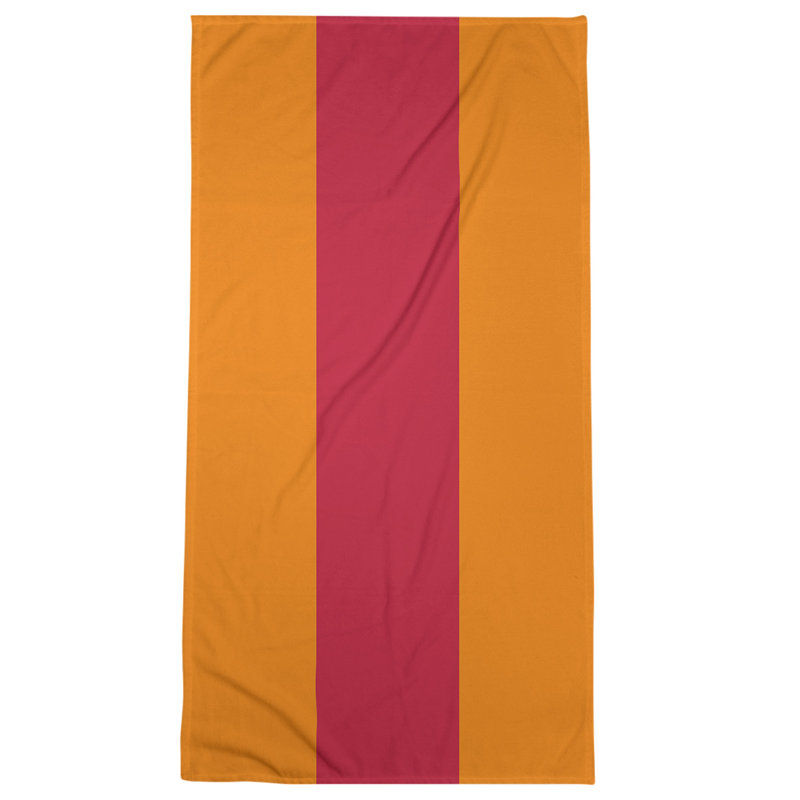 Beach Towel, Yellow/Red