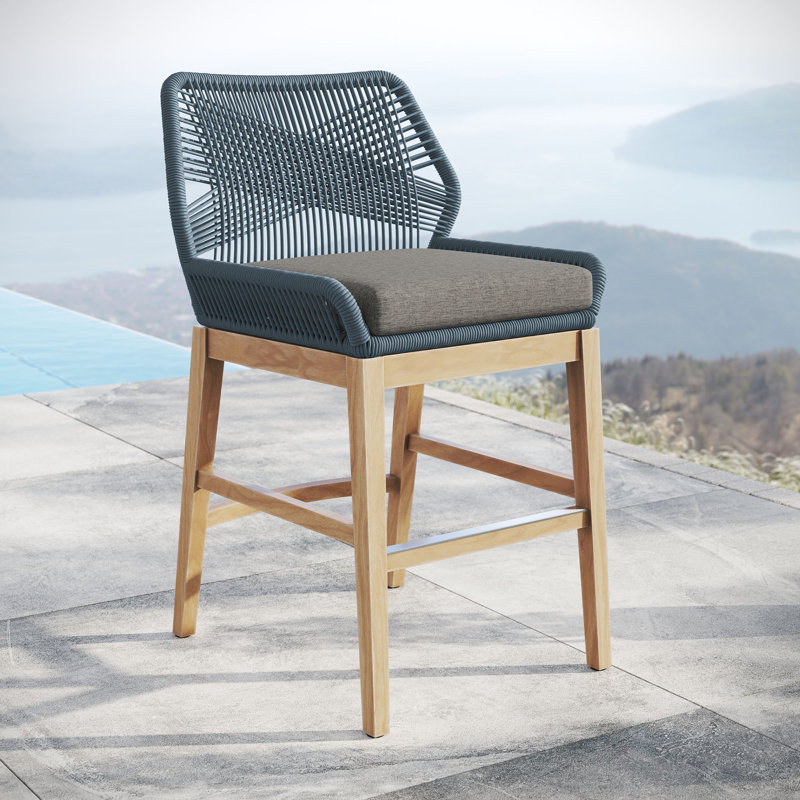 Tabouret de bar Wellspring, Bleu