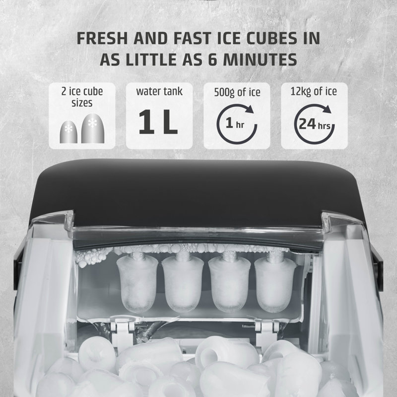 Caso Design 12 Lb. Daily Production Freestanding Ice Maker