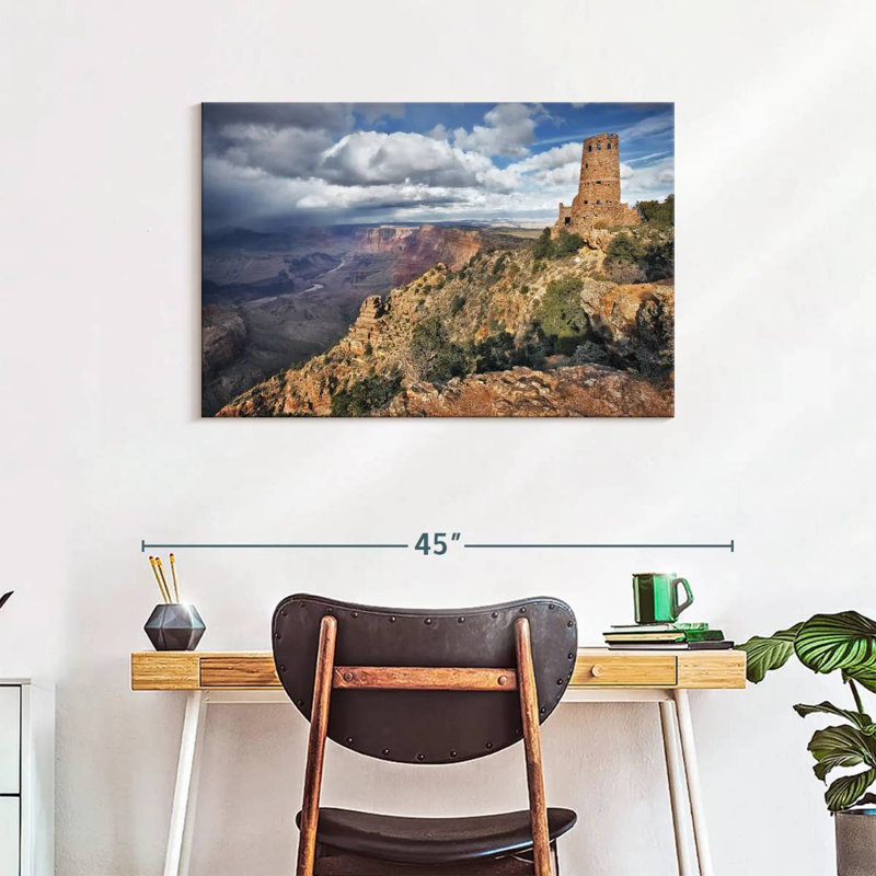 Vue du canyon 7 sur toile, H 24 po x l 36 po x P 1,25 po