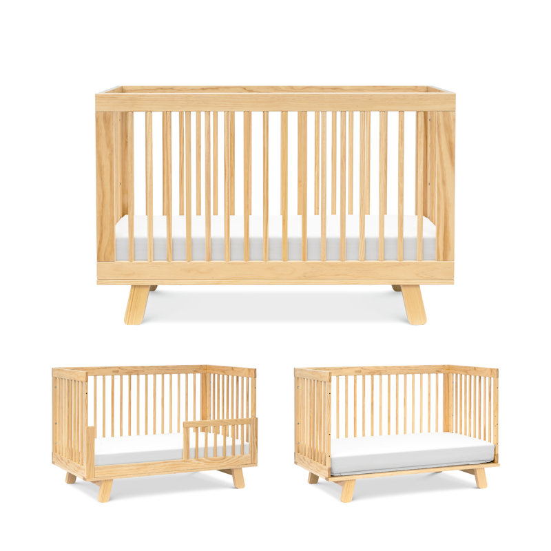 Hudson 3-in-1 Convertible Crib, Natural