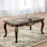 Table basse traditionnelle 47,6 ", tabac riche