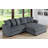 4-Piece Upholstered Modern Modular Sofa-1018353871