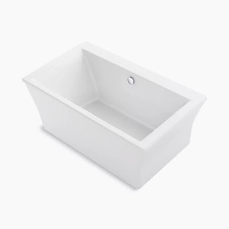 Bain de bain blanc sur pied 60 po x 34 po kohler Stargaze