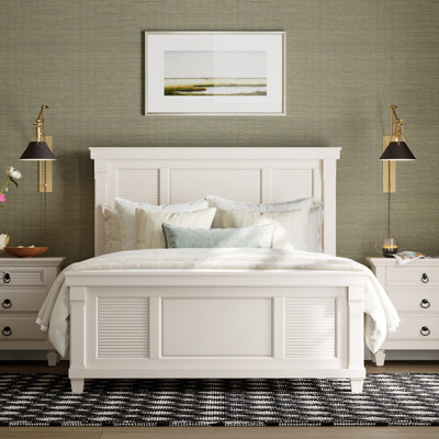 Gleda Solid and Manufactured Wood Panel Bed