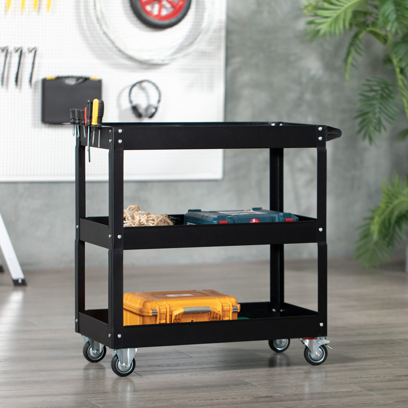 Chariot utilitaire avec roues H 29,9 po x l 32,7 po
