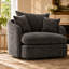 Fauteuil d'appoint surdimensionné en chenille pivotant à 360 ° Elvaris-921924527