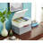 Foldable Lidded Storage Bin Collapsible Sturdy Cationic Fabric Storage Basket Cube Handles-280915227