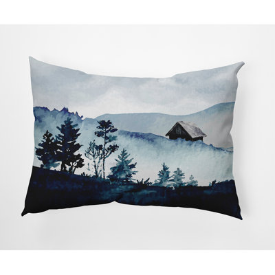 Outdoor Reversible Throw Pillow