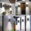 Grey 16.5cm H Outdoor Sconce