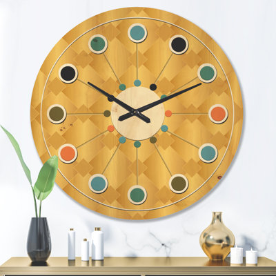 Horloge murale Golden Mid