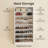 9-Tier Adjustable Tall Shoe Cabinet