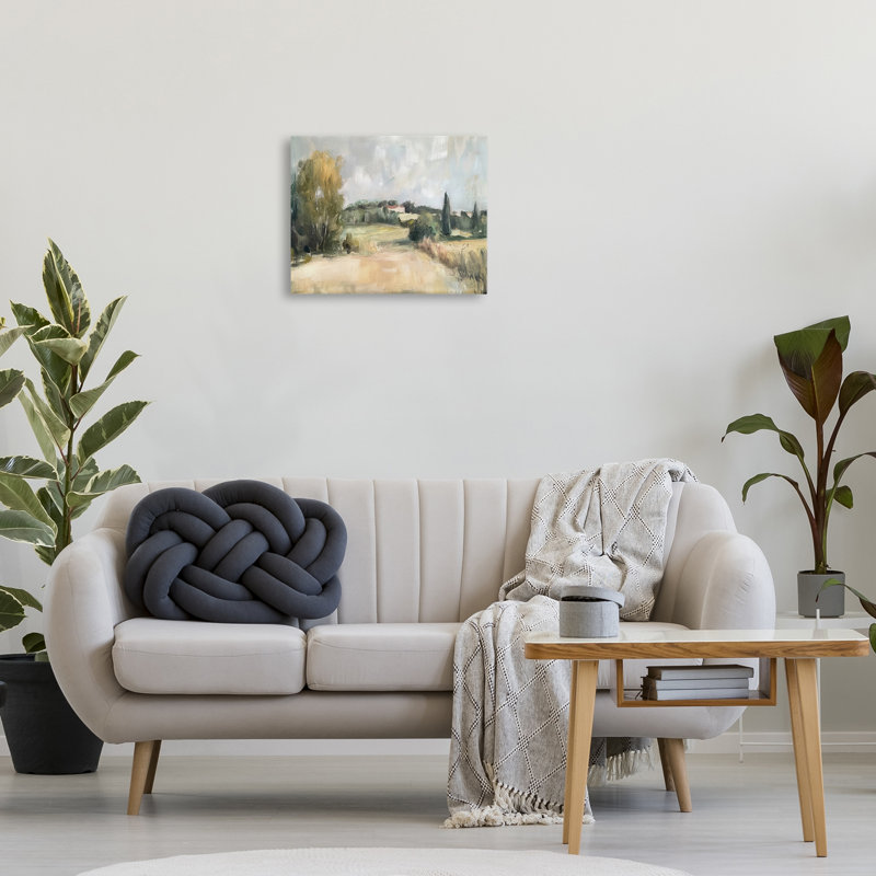 Hill Hill House, toile par Petal Prints Design, H 16 po x l 20 po