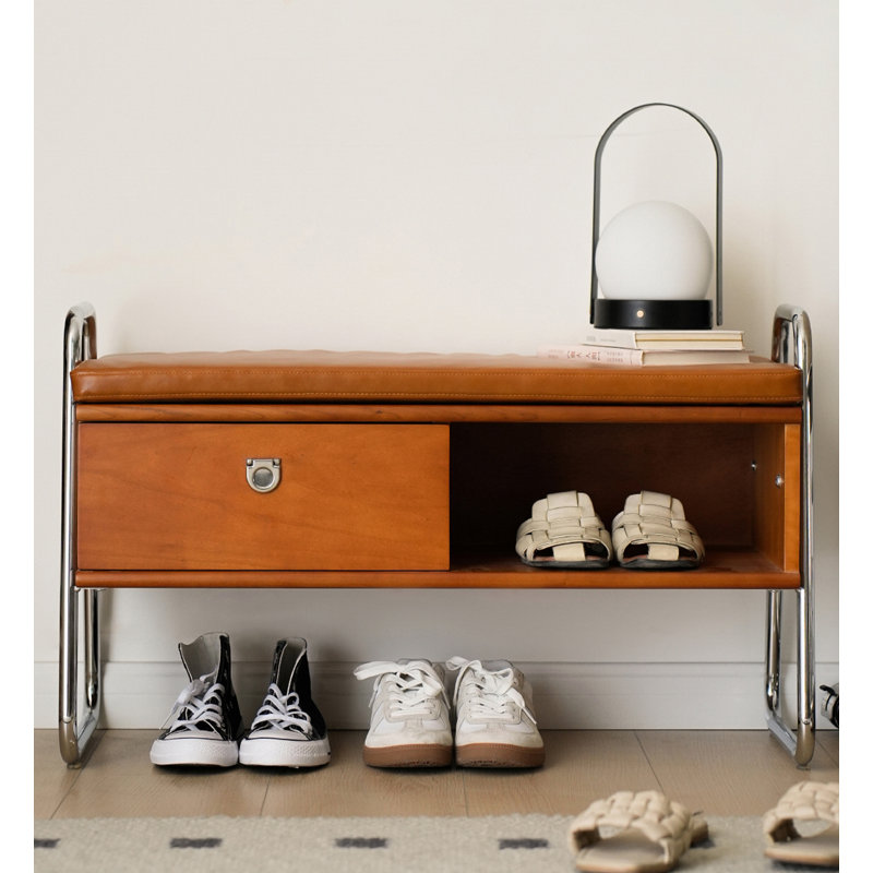 Banc de rangement Mid-Century