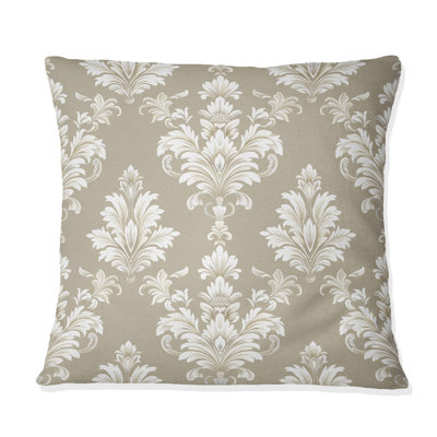 Coussin décoratif blanc I