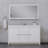 Feike 60'' Single Bathroom Vanity with Solid Surface Top-1118931191