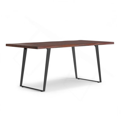 Table de salle à manger Delta en noyer foncé