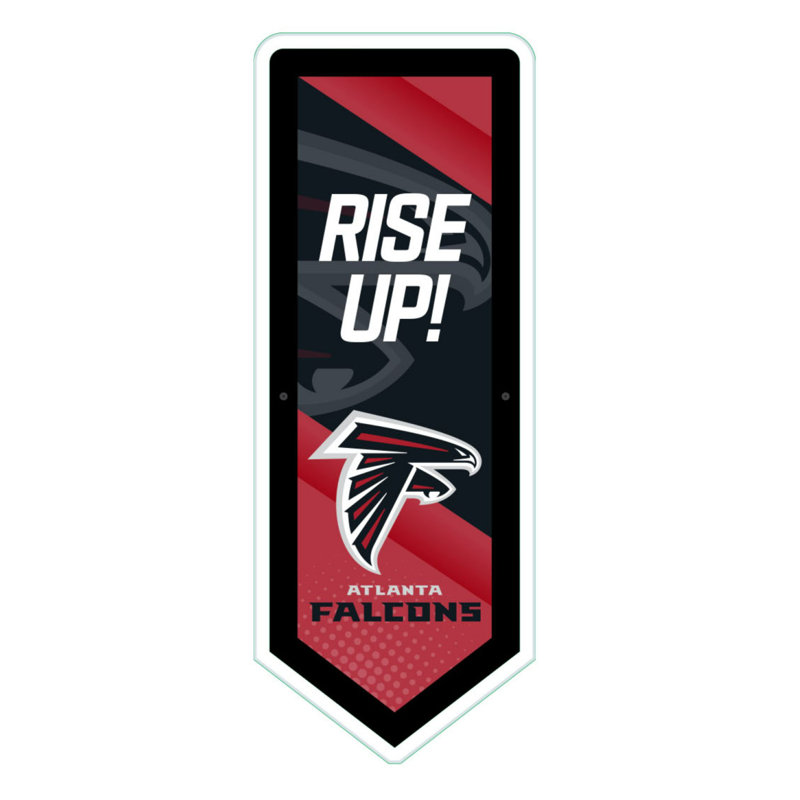 Plaque murale lumineuse NFL, Atlanta Falcons